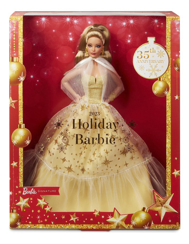 Muñeca Holiday Barbie , Regalo De Coleccionista De Tempora.