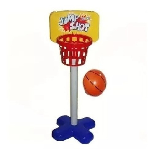 Aro De Basquet Jump Shot 97 Cm Rondi Con Pie Y Pelota