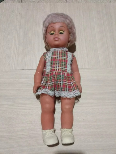 Muñeca Antigua Furga Italiana Década 60 Vestido Exc Estado (Usado)