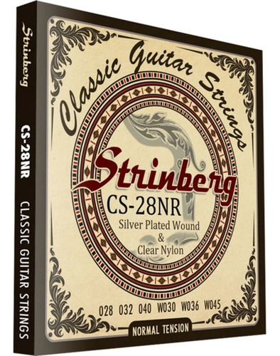 Imagem 1 de 1 de Cordas P/ Violão Nylon Strinberg Clássico Som E Durabilidade