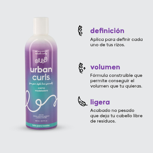 Pack Crema Modeladora Y Gel Urban Curls + Regalo Sorpresa