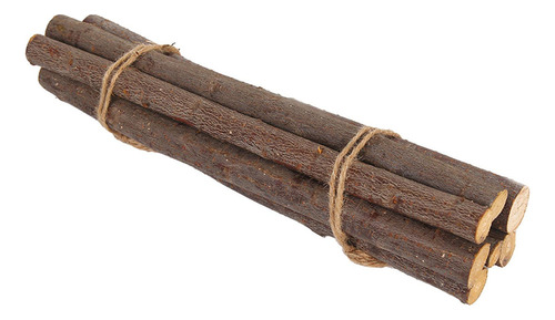 Palitos De Ramas De Madera, 7 Uds 40cm Marrón Oscuro Grueso