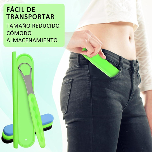 Limpiador De Lengua De Acero Inoxidable, Raspador De Lengua