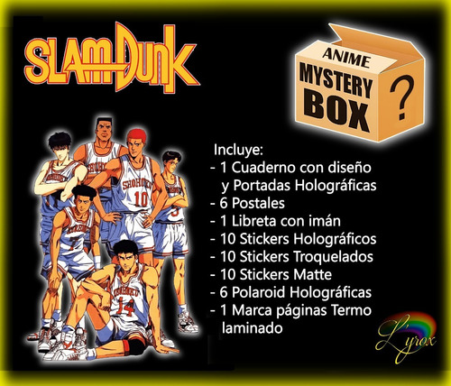 Caja Misteriosa Slam Dunk Anime Mistery Box Envío Gratis