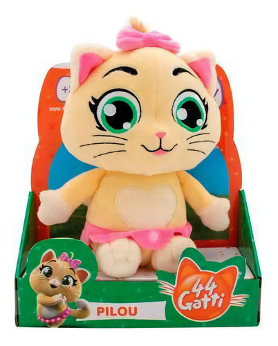 Peluche con sonido 18 con 44 gatos | Pilou Toyng