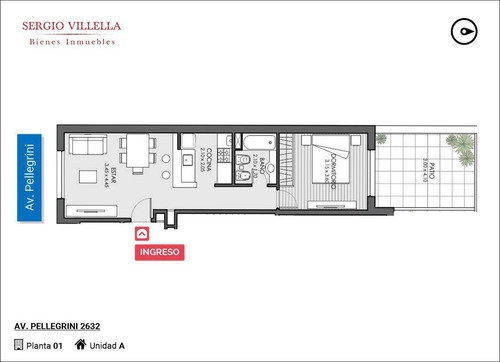 Imagen 2 de 7 de Departamento En Venta De 1 Dormitorio En Rosario