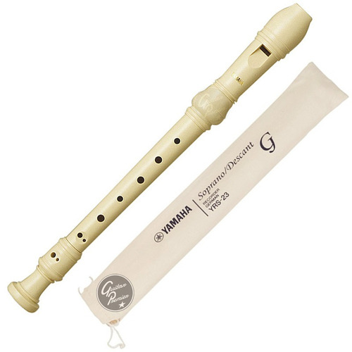 Flauta Dulce Yamaha Soprano Funda Original Do Garantia Ofic