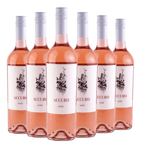 Vino Accuro Rose Caja X 6 X 750ml.