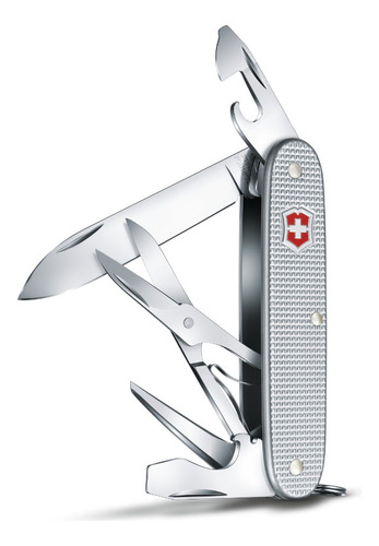 Cortapluma Victorinox 0.8231.26 Color Plateado Con 9 Herramientas