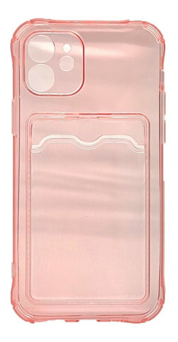 Forro Transparente De Colores Con Cartera iPhone 