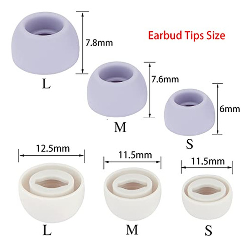 6 Pares De Auriculares Galaxy Buds Pro De Repuesto, Auricula