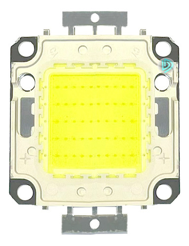 Kit 10 Chip Led 50w Reposição Refletor-branco Frio