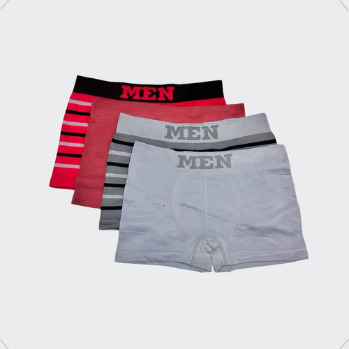 Kit 4 Cueca Masculina Boxer Microfibra Premium Sem Costura