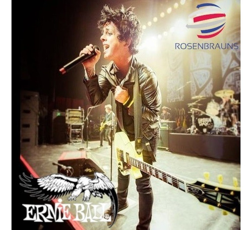 Imagen 4 de 4 de Correa Ernie Ball Polypro Strap Rojo - Genuinas!