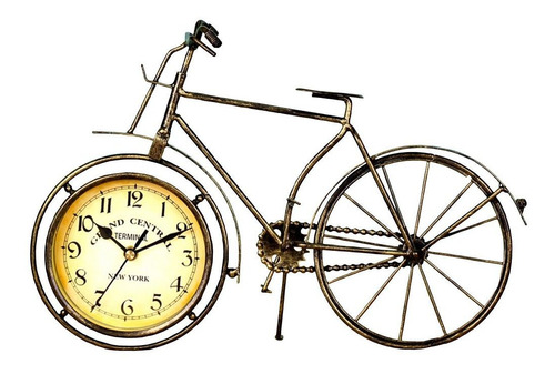 Neotend Reloj De Bicicleta De Metal Vintage Hecho A Mano Rel