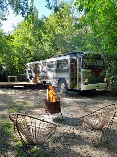 Imagen 15 de 15 de Alquilo Cabaña Tigre Glamping Bus Llegas En Auto Feriado