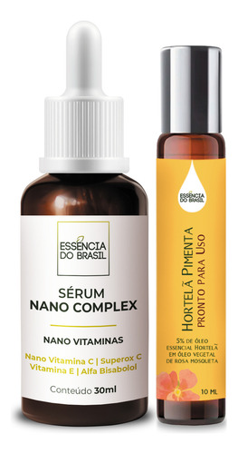 Kit Energia Vitamina C: Sérum Vit C + Óleo Hortelã Pimenta Momento De Aplicação Dia/noite Tipo De Pele Normal