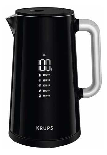 Krups Bw801852 Smart Temp Digital Kettle Full Stainless Int