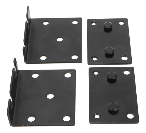Soporte Para Bisagras De Cama, Conector De Herrajes De Hierr
