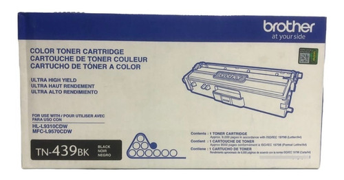 Toner Brother Tn-439 Bk Nuevo Y Facturado 