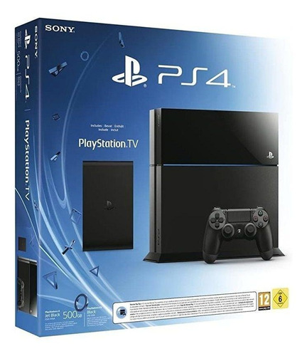 Sony PlayStation 4 500GB TV Bundle cor  preto onyx