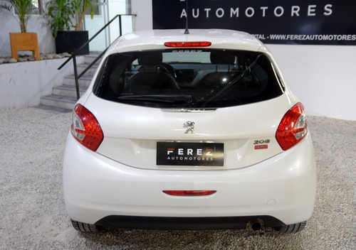 Peugeot 208 Allure 1.5 Nafta 2014 Blanco Excelente Estado!!!