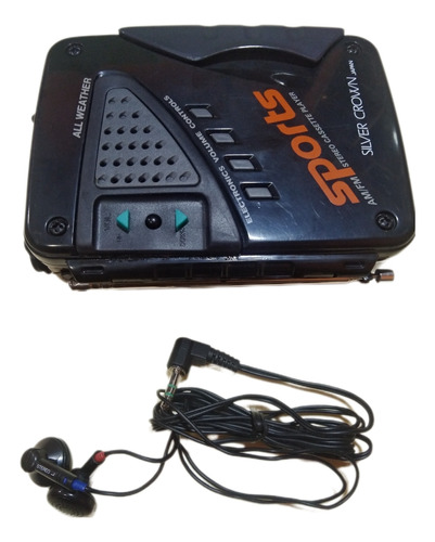 Stereo Cassette Player Personal Walkman Radio Am/fm No Cd