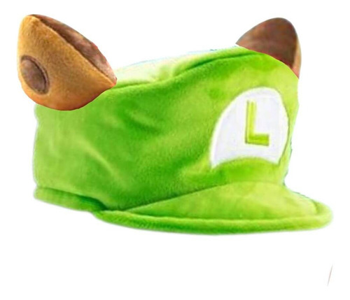 Gorra Luigi Tanooki Importadas Gorro Mario Bros Mapache