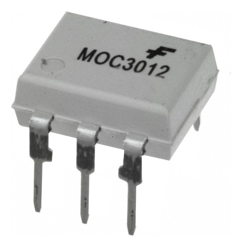 Moc3012 Optoacoplador Salida Triac 250v Ift=3ma +sensible Que Moc3011  Capsula Dip-6
