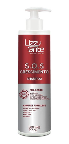 Shampoo Sos Crescimento 300ml Fortalecimento E Combate Queda