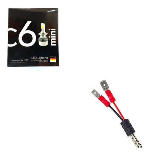 Kit Lamparas Luz Cree Led C6 Mini H3 H7 H11 20.000 Lumens
