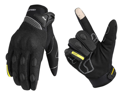 Guantes Para Bicicleta Moto Con Protecciones Pantalla Táctil