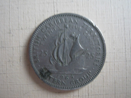 British Territories Caribbean 25 Cent Km 6