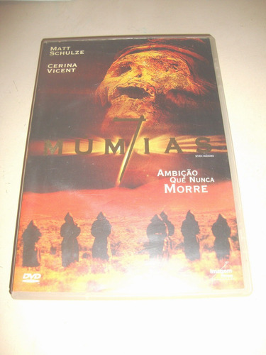 Dvd 7 Múmias (original) Com Billy Drago.