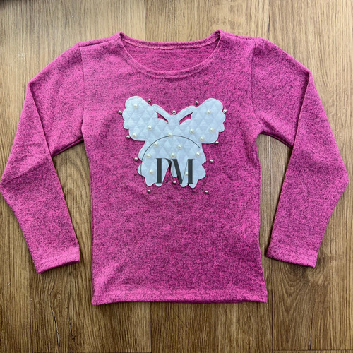 Kit Com 3 Blusa Manga Longa Infantil Lanzinha Confortável