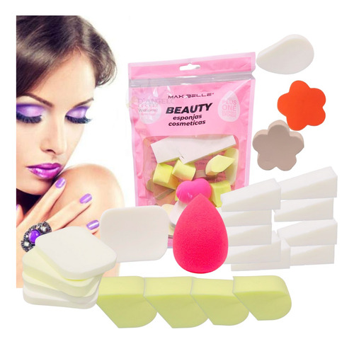 Set De Esponjas De Maquillaje Profesional