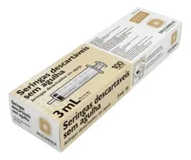 Comprar Seringa Descartável Bico Luer Slip 03 Ml Caixa Com 100 Unidades Descarpack