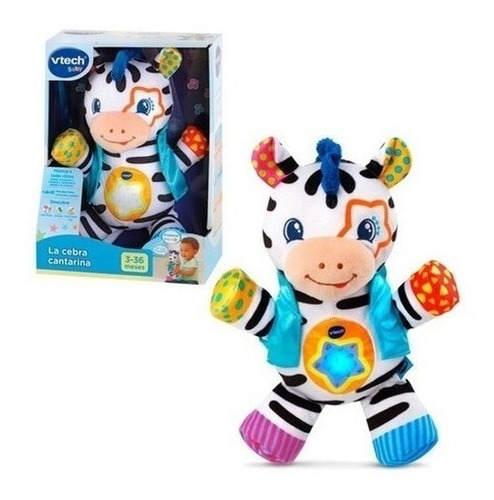 Cebra Cantarina Vtech  Peluche Con Luz Y Sonido