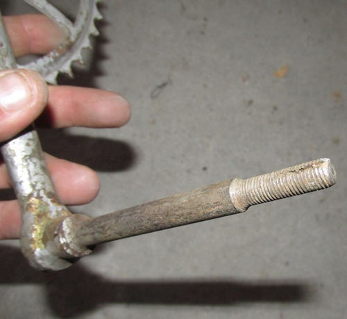 Antiguo Plato De Bicicleta Hércules Y Palanca, Pedal Soldado (Usado)