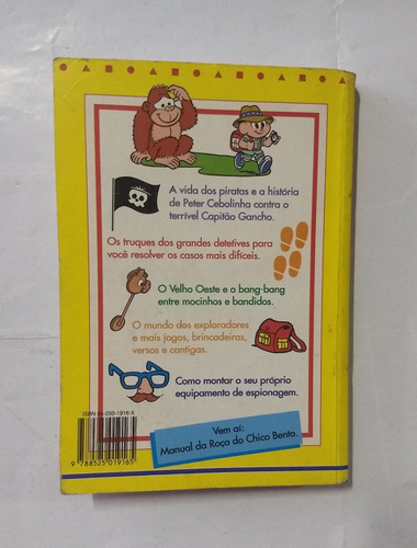 Livro Manual De Aventuras Do Cebolinha - Usado (Usado)