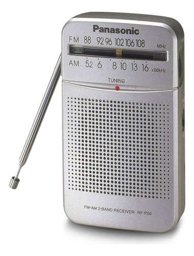 Radio Portátil Panasonic Rf-p50 Universo Binario
