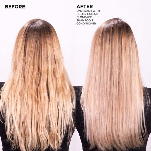 Imagen 4 de 4 de Acondicionador Para Mantener El Tono Rubio Blondage Redken