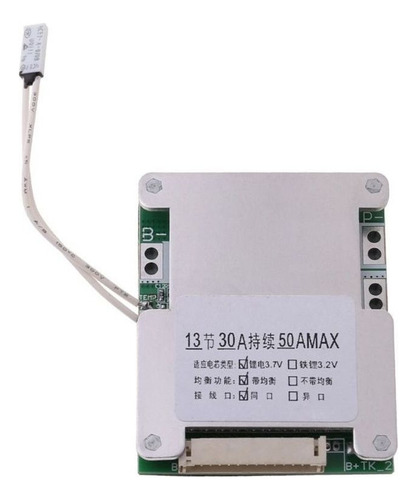 . Bms 13s 48v 50a 18650 Li-ion Batería De Litio Pack De