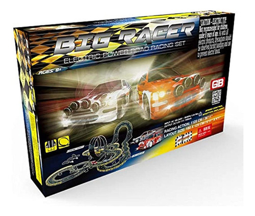 Golden Bright Big Racer Road Racing Set - Electrico