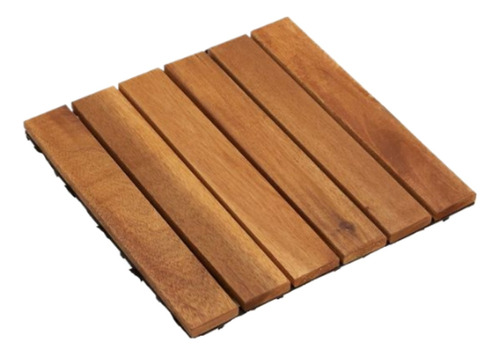 Deck Baldosa 30 X 30 - De Madera Grandis Premium Tratada