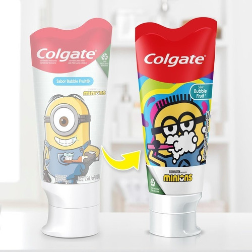 Creme Dental Infantil Colgate Minions 100g Bubble Fruit