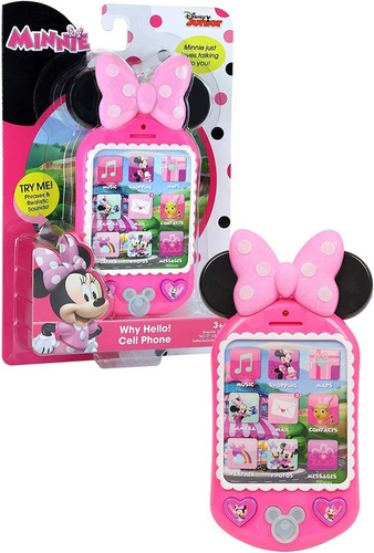 Minnie Mouse Teléfono Celular De Juguete Disney Luz Sonido