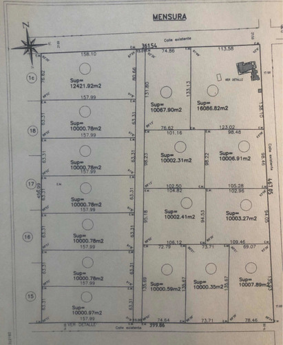 Chacra De Monte Claro. 15 Lotes De 1ha, Barrio Abierto, Zona Rural