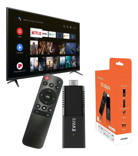 Tv Stick Ls- 128gb 8gb Ram 4k Android Hdmi Negro Estándar