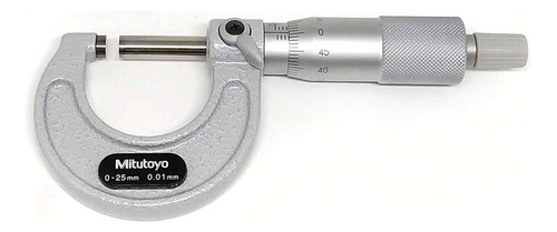 Micrômetro Externo Mecânico Mitutoyo 0-25mm X 0,01mm 103-137